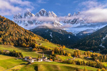 Herbst im Villnösstal in Südtirol by Achim Thomae