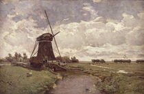 Windmill at Leidschendam  von Paul Joseph Constantin Gabriel