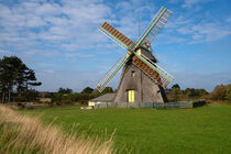 Windmühle von Nebel auf Amrum, Nordfriesland, Deutschland von alfotokunst