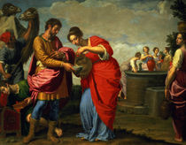 Rebecca and Eliezer at the Well by Ottavio Vannini