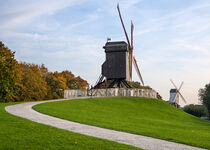 Windmühlen von Brügge, Flandern, Belgien von alfotokunst