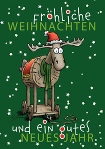 Fröhliche Weihnachten mit dem lustigen Spielzeugelch. by Rupert Schneider
