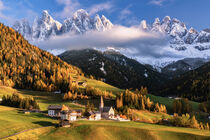Herbst im Villnösstal in Südtirol von Achim Thomae