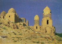 Hazreti Shakh-i-Zindeh Mausoleum in Samarkand by Nikolai Stepanovich Vereshchagin