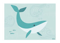  peaceful whale by Dimitri Smyczynski