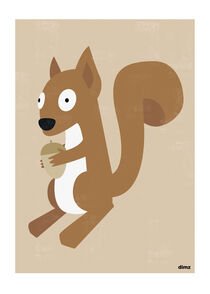 Squirrel by Dimitri Smyczynski