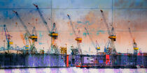 Port cranes_3 von Manfred Rautenberg