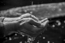 Drop water in my hands by Desiree Picone