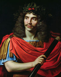 Moliere in the Role of Caesar in 'The Death of Pompey'  by Nicolas Mignard