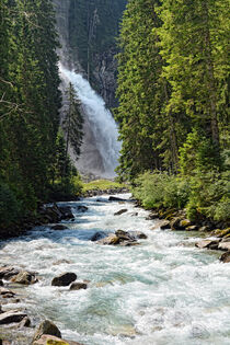 Krimmler Wasserfälle in Österreich. Wasserfall bei Krimml. by havelmomente