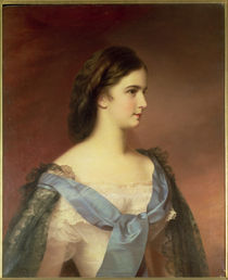 Empress Elizabeth of Bavaria  by Franz Schrotzberg
