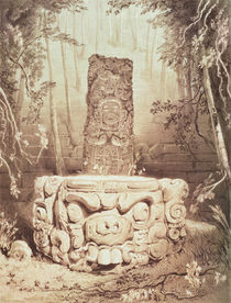 Mayan temple by Frederick Catherwood