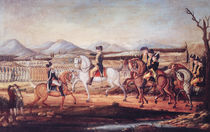Washington Reviewing the Western Army at Fort Cumberland von Frederick Kemmelmeyer