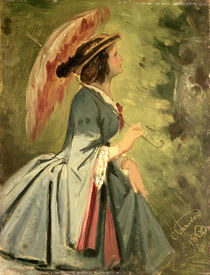 Portrait of Anna by Moritz Ludwig von Schwind