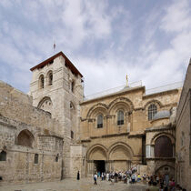Jerusalem: die Grabeskirche / Church of the Holy Sepulchre von Berthold Werner