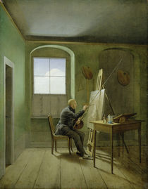 Caspar David Friedrich  by Georg Friedrich Kersting
