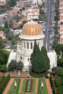 Haifa: Schrein des Bab / Shrine of the Báb von Berthold Werner