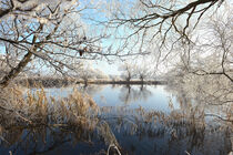 Winterliches Havelland. Raureif über dem Fluss Havel. by havelmomente