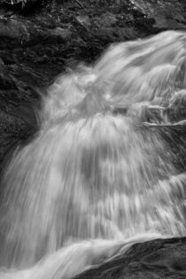 Black And White Waterfall by Phil Perkins