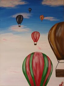 Ballon-Himmel von Leola  Lier