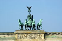 Berlin: Quadriga auf dem Brandenburger Tor von Berthold Werner