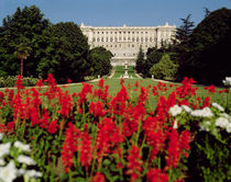 Palacio Real from the gardens by Giovanni Battista Sacchetti