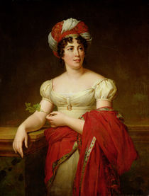 Portrait of Madame de Stael von Marie Eleonore Godefroid
