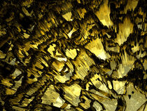 Glowing Gold Abstract von Phil Perkins