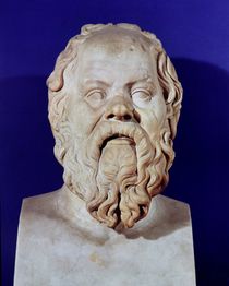Bust of Socrates  by Greco-Roman