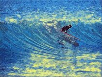 Surfing wave by vogtart