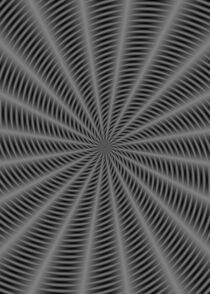 Monochrome Spiral Rays von objowl