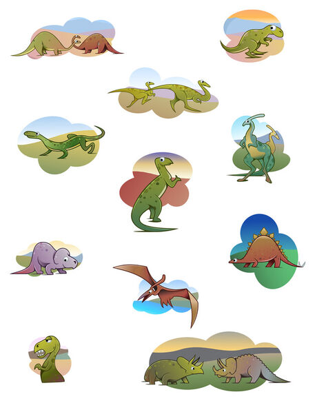 Funny-dinosaurs-collection