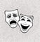 Comedy-tragedy-masks-blackline-print