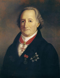 Portrait of Johann Wolfgang von Goethe  by Heinrich Cristoph