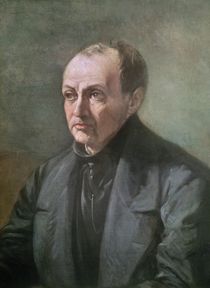 Auguste Comte  by Louis Jules Etex