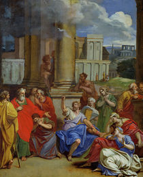 The Prophet Agabus Predicting St. Paul's Suffering in Jerusalem  by Louis Cheron