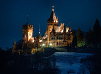 Schloss Drachenburg im Schnee von Andre Hansmann
