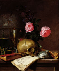Still Life with a Skull  by Letellier