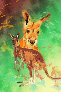 Känguru by printedartings