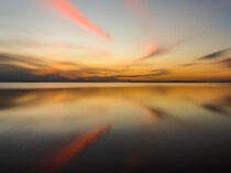 Spektakulärer Sonnenuntergang am Lake Nicaragua