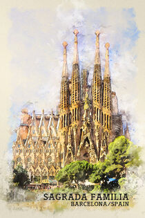 Sagrada Familia by printedartings