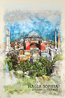 Hagia Sophia by printedartings