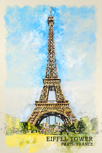 Eiffelturm by printedartings