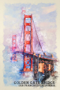 Golden Gate Bridge by printedartings