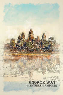 Angkor Wat by printedartings