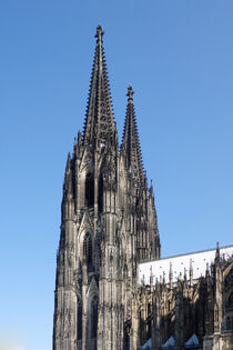 Die Türme des Kölner Doms von Südost by Berthold Werner