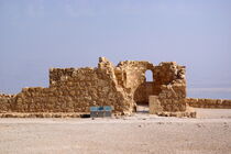 Israel: die byzantische Kirche in der Festung Masada von Berthold Werner