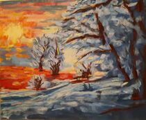 Lappland im Winterkleid von Dorothea Lindhorst