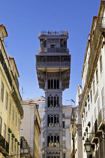 Lissabon: der Elevador de Santa Justa by Berthold Werner