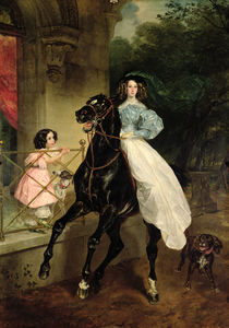 The Horsewoman von Karl Pavlovich Bryullov